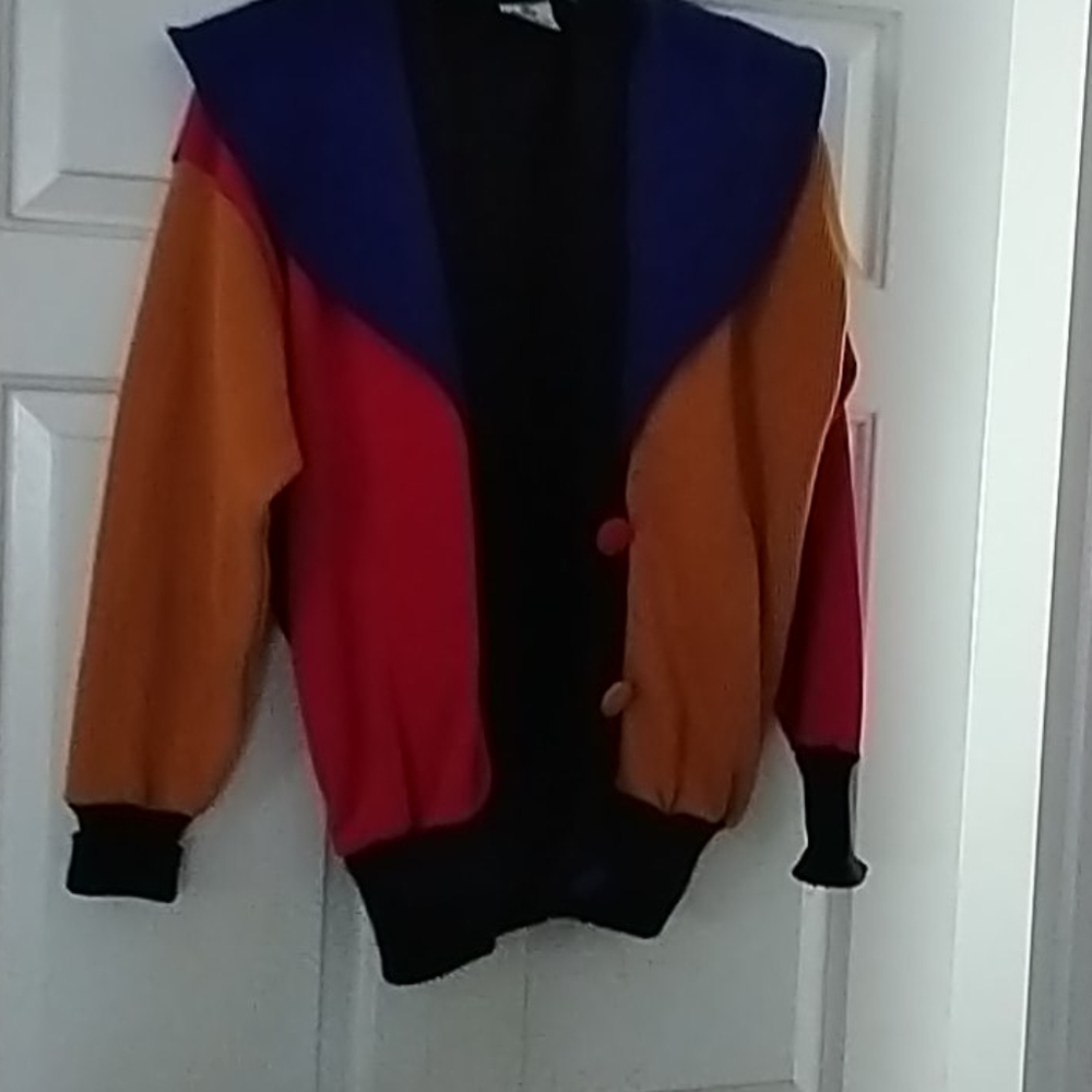 Crericci vintage multi-colored sweater - Picture 1 of 8